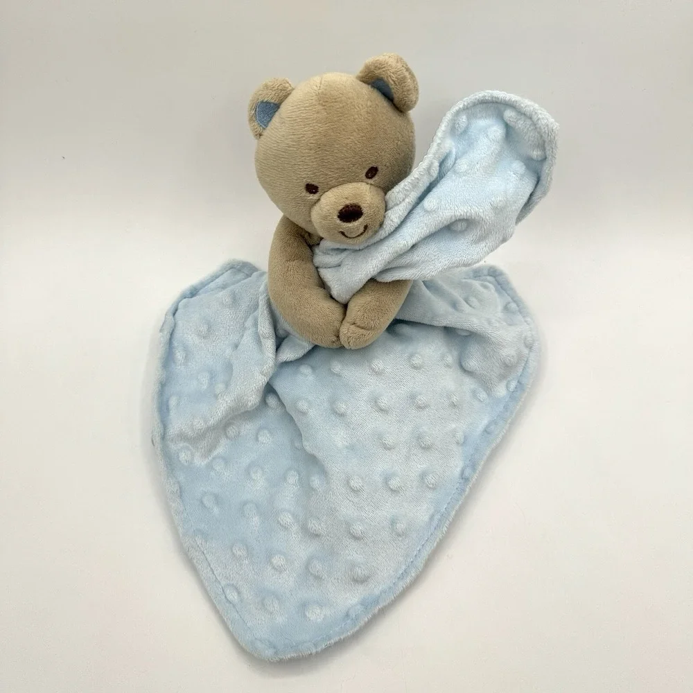 Carters Teddy Bear Baby Nubby Lovey Security Blanket Stuffed Plush Child Of Mine